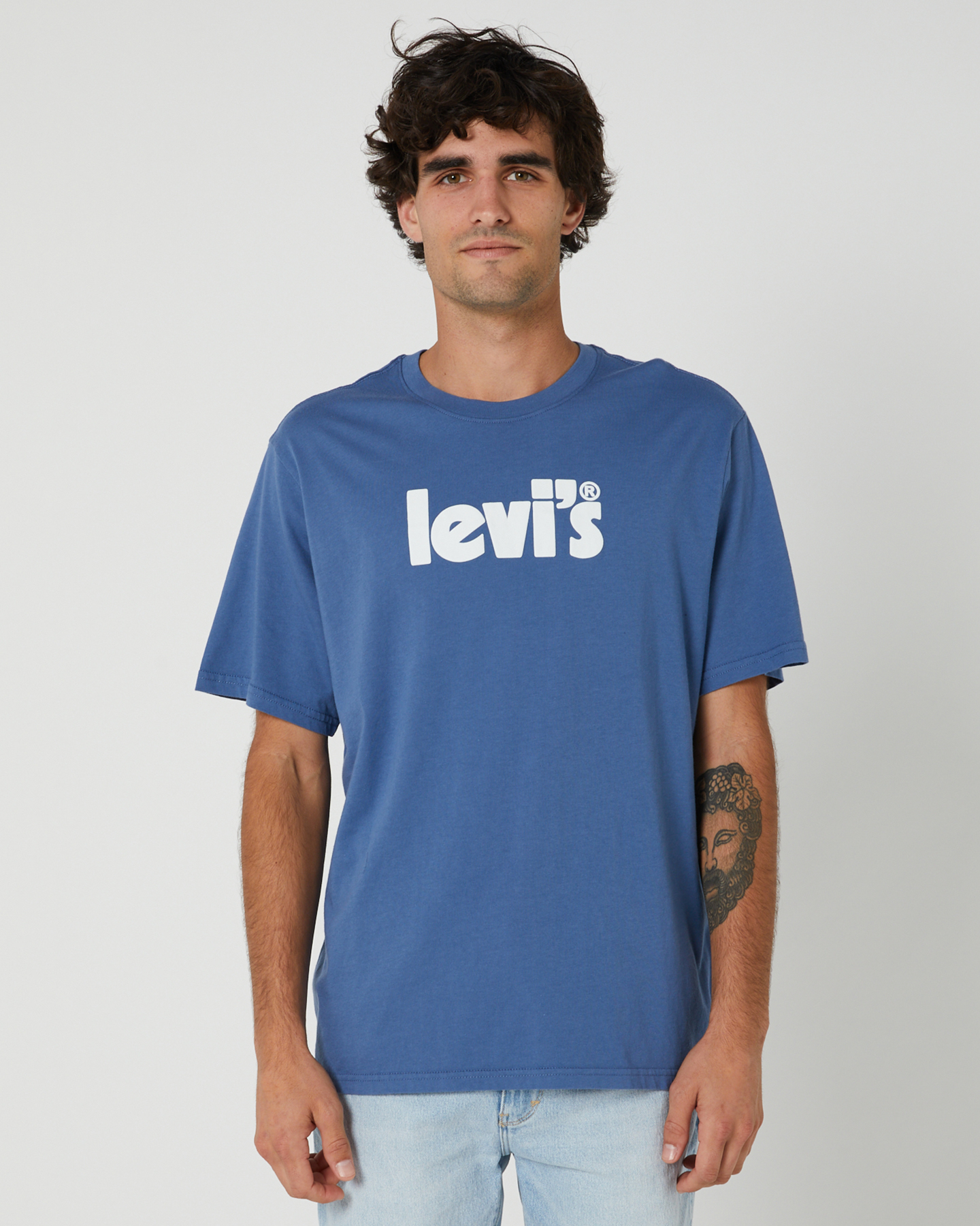 Levi's Mens Ss Relaxed Fit Tee - Sunset Blue | SurfStitch