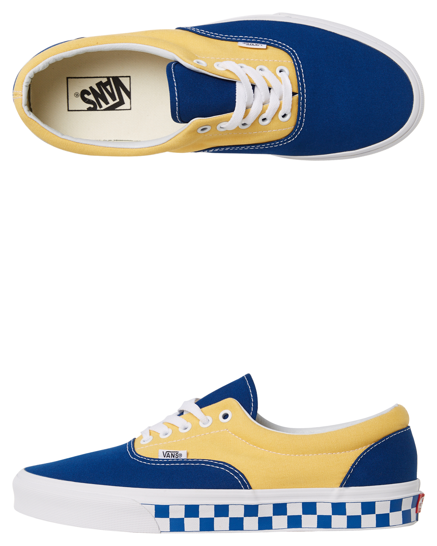 vans era blue yellow \u003e Clearance shop