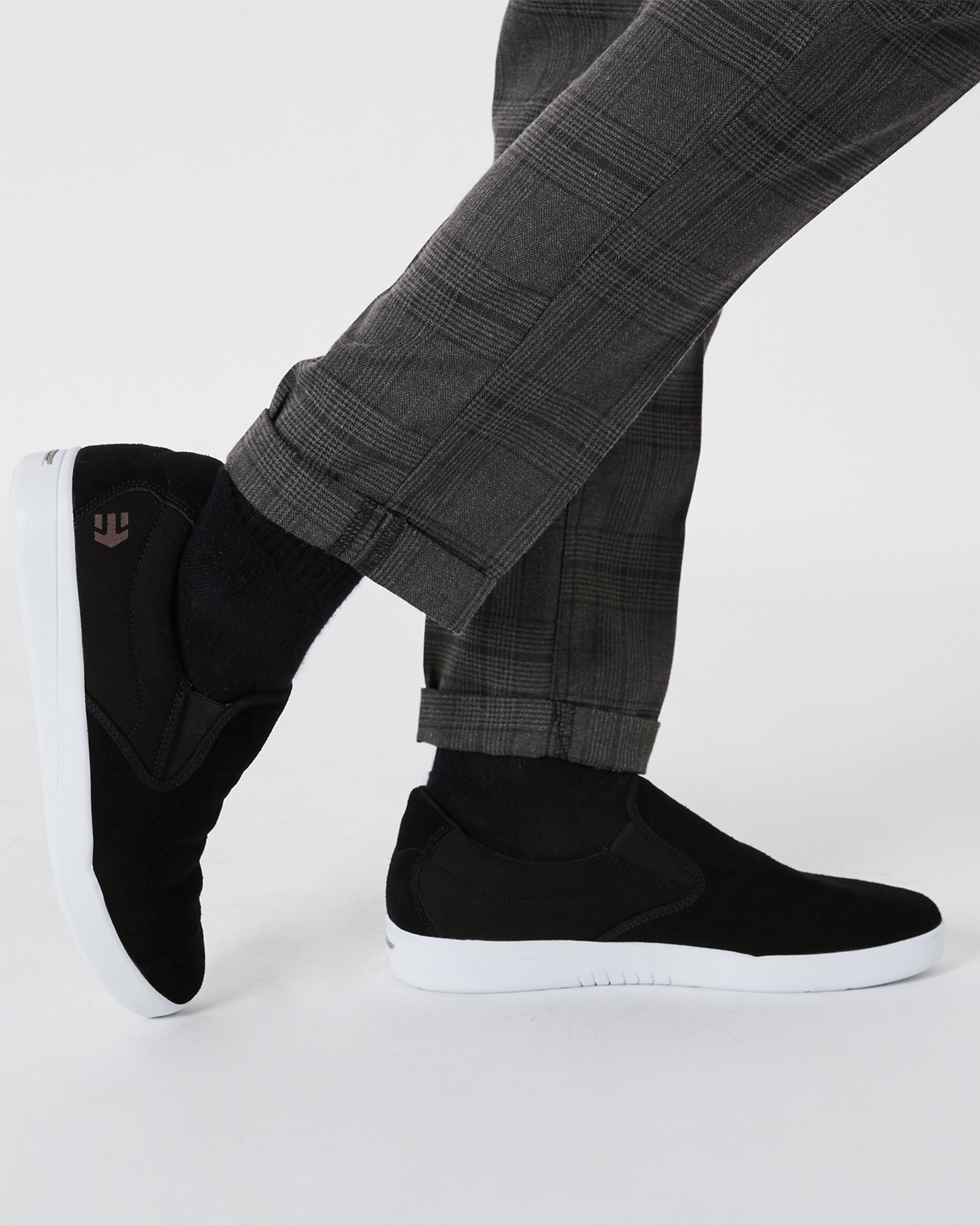 black slip on mens