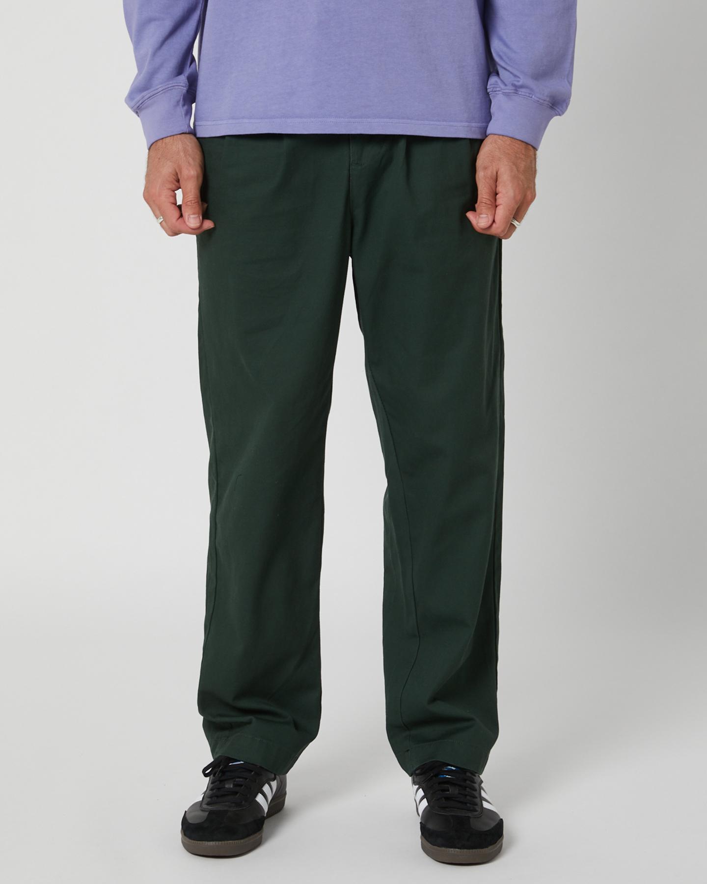 The Critical Slide Society Harro Pleat Pant - Pine | SurfStitch