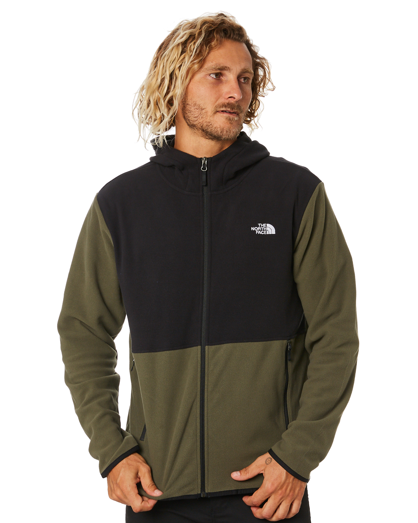 mens black north face jacket with hood