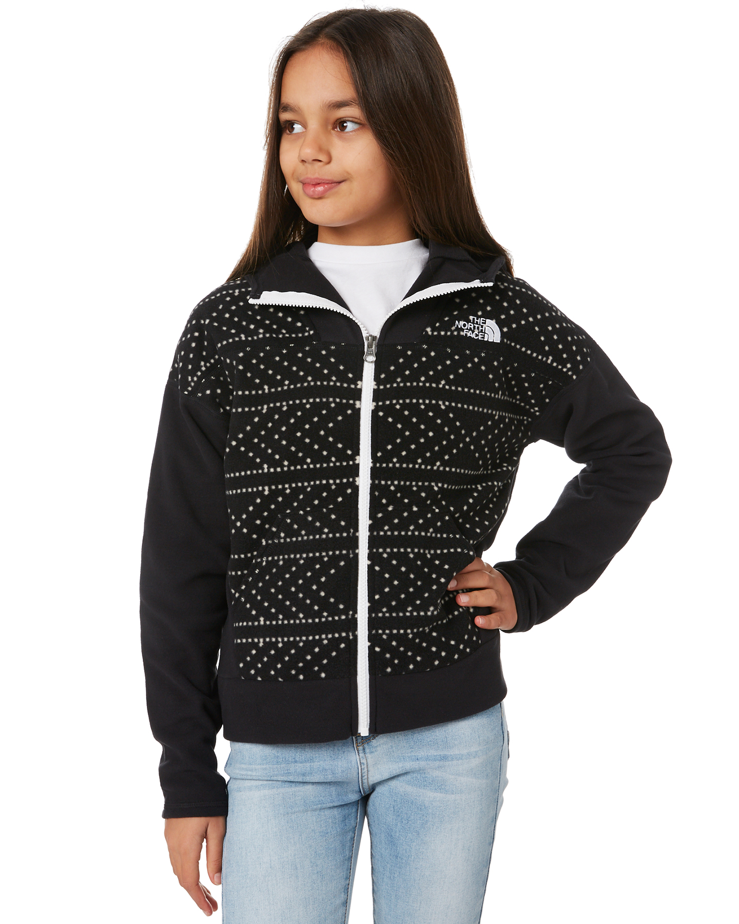 north face kids black jacket