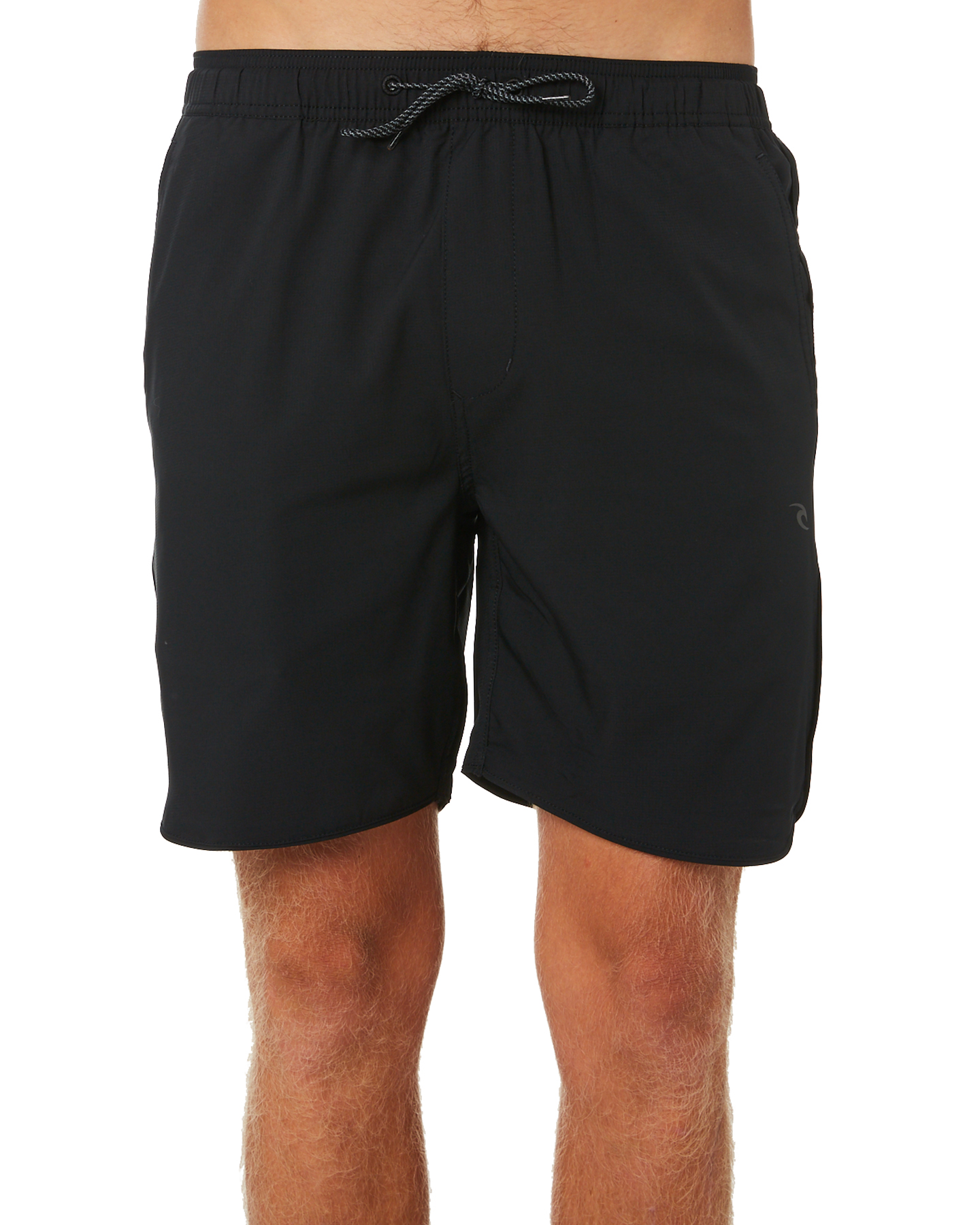 black volley shorts