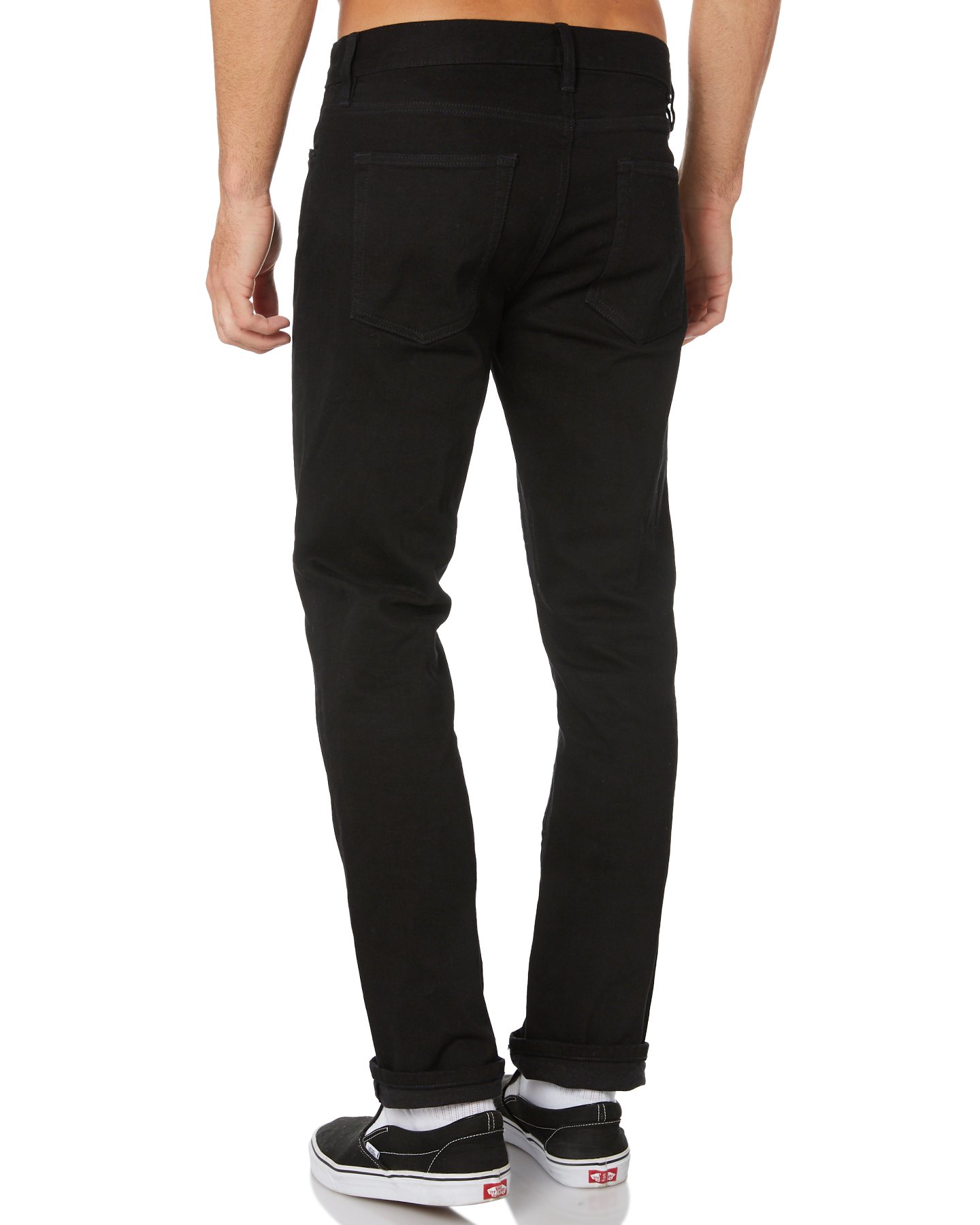 Outerknown Sea Local Straight Fit Mens Jeans - Jet Black | SurfStitch