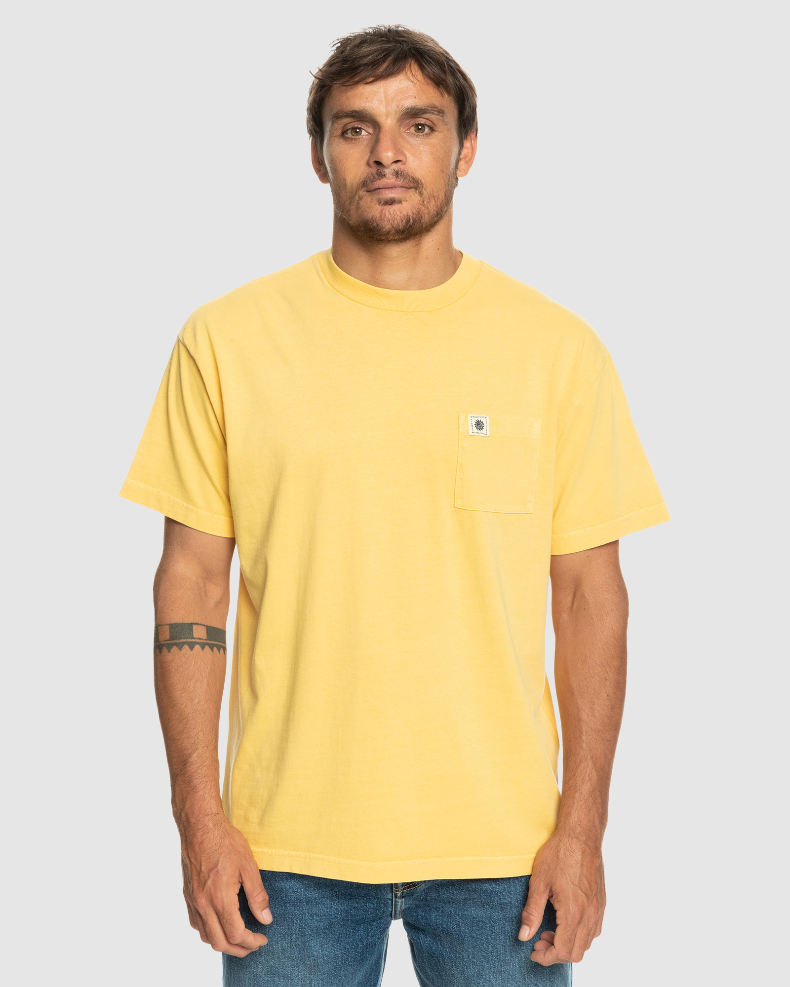 Quiksilver Mens The Natural Dye Tee - Wheat | SurfStitch