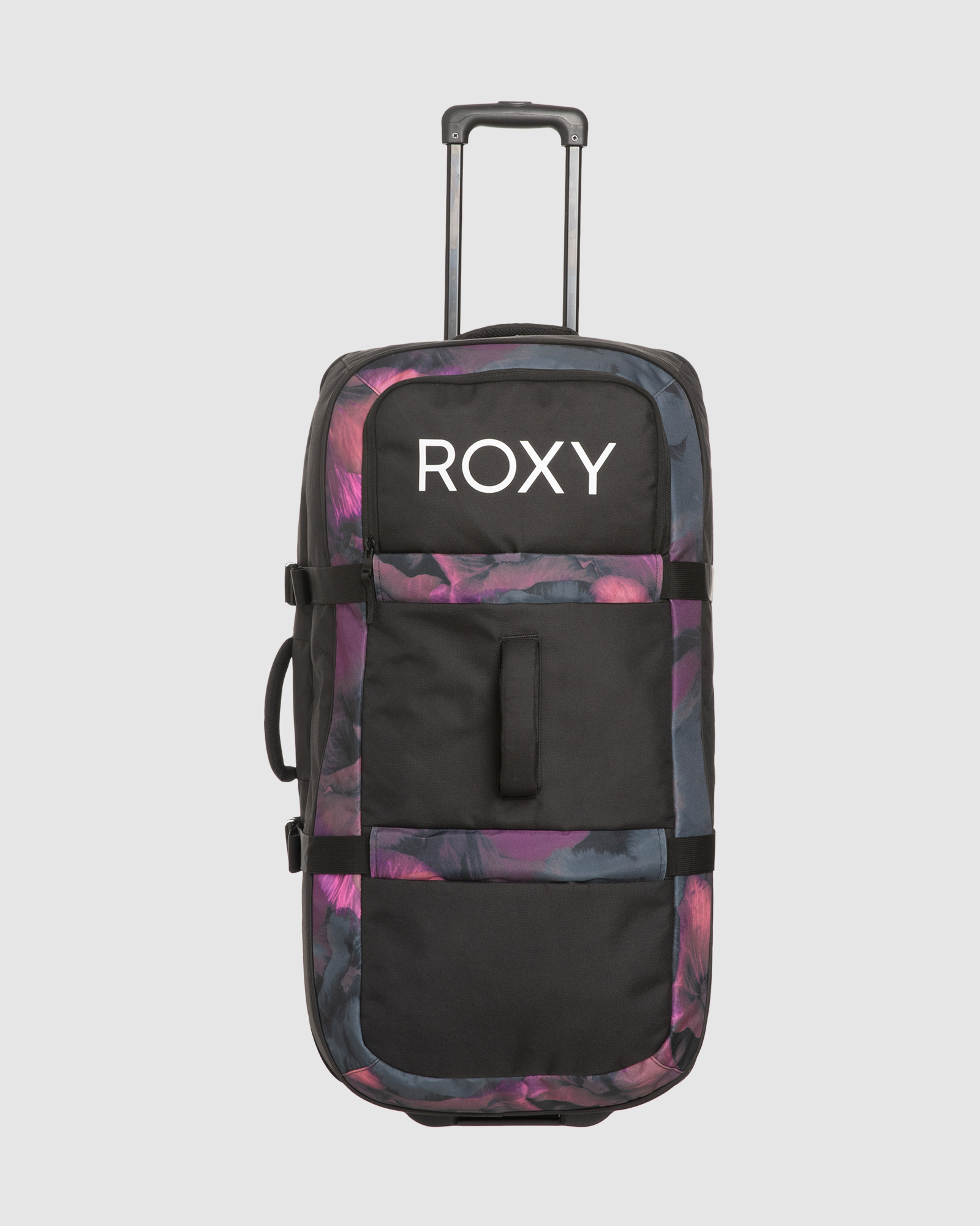 Roxy Womens Long Haul Travel Bag 105L Large Wheeled Suitcase True Black Pansy SurfStitch