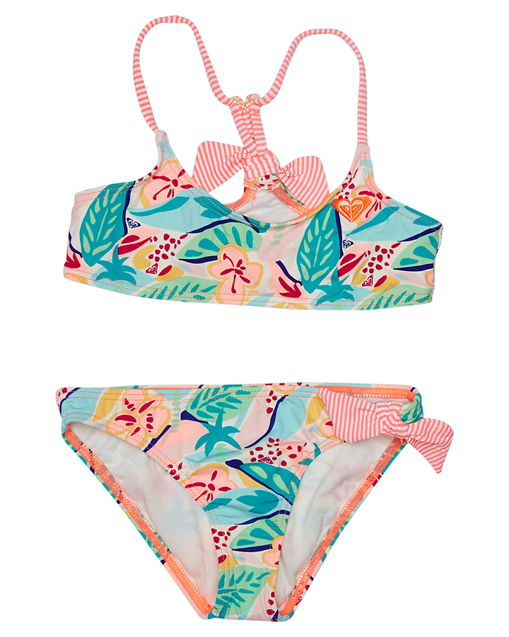 Roxy Tots Girls Garden Grove Halter Bikini - Seaspray | SurfStitch