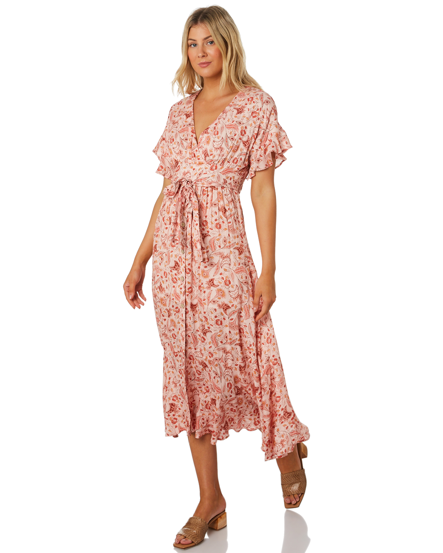 pink midi dress australia
