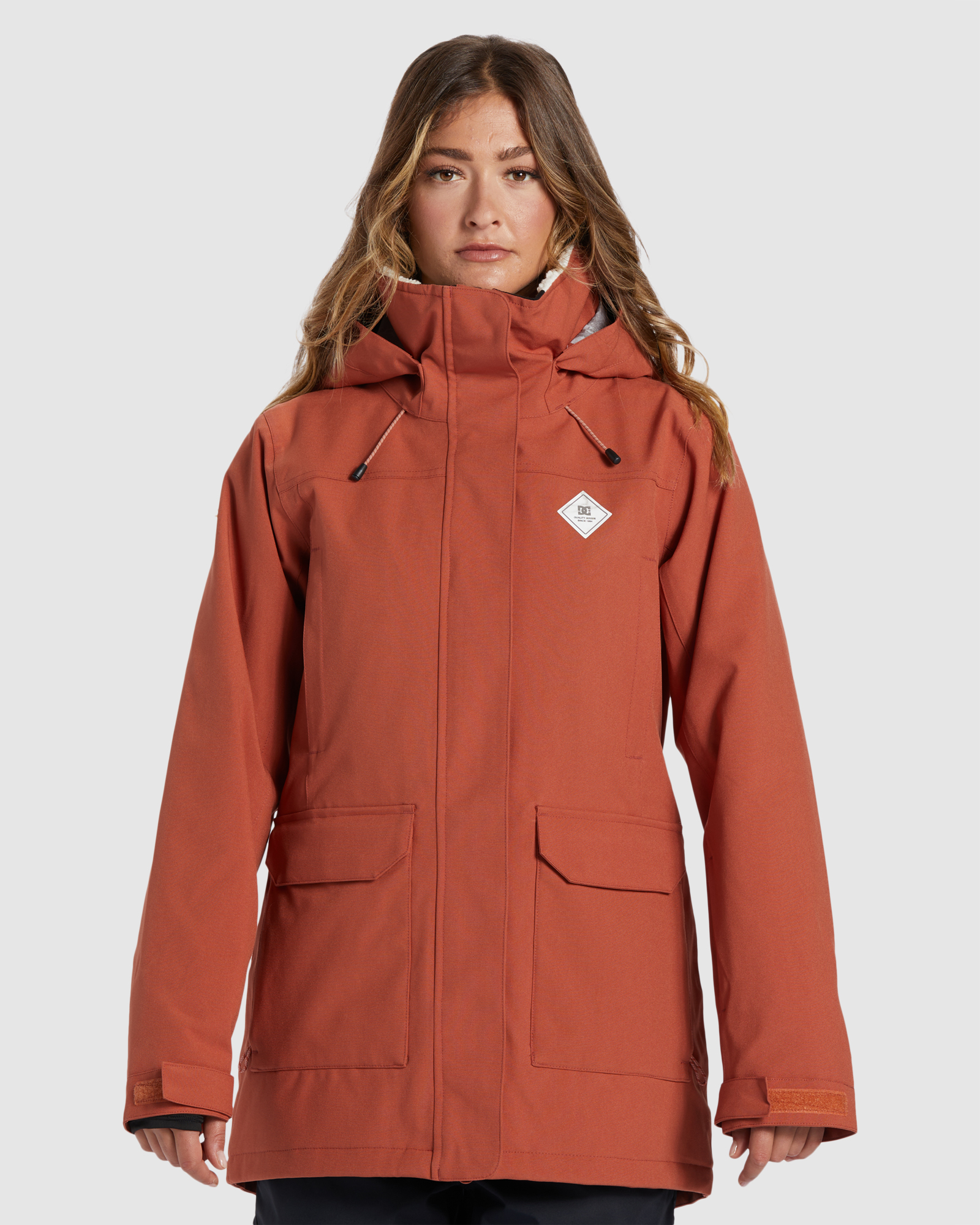 Dc Shoes Phoenix Parka Technical Snow Jacket For Women Auburn SurfStitch