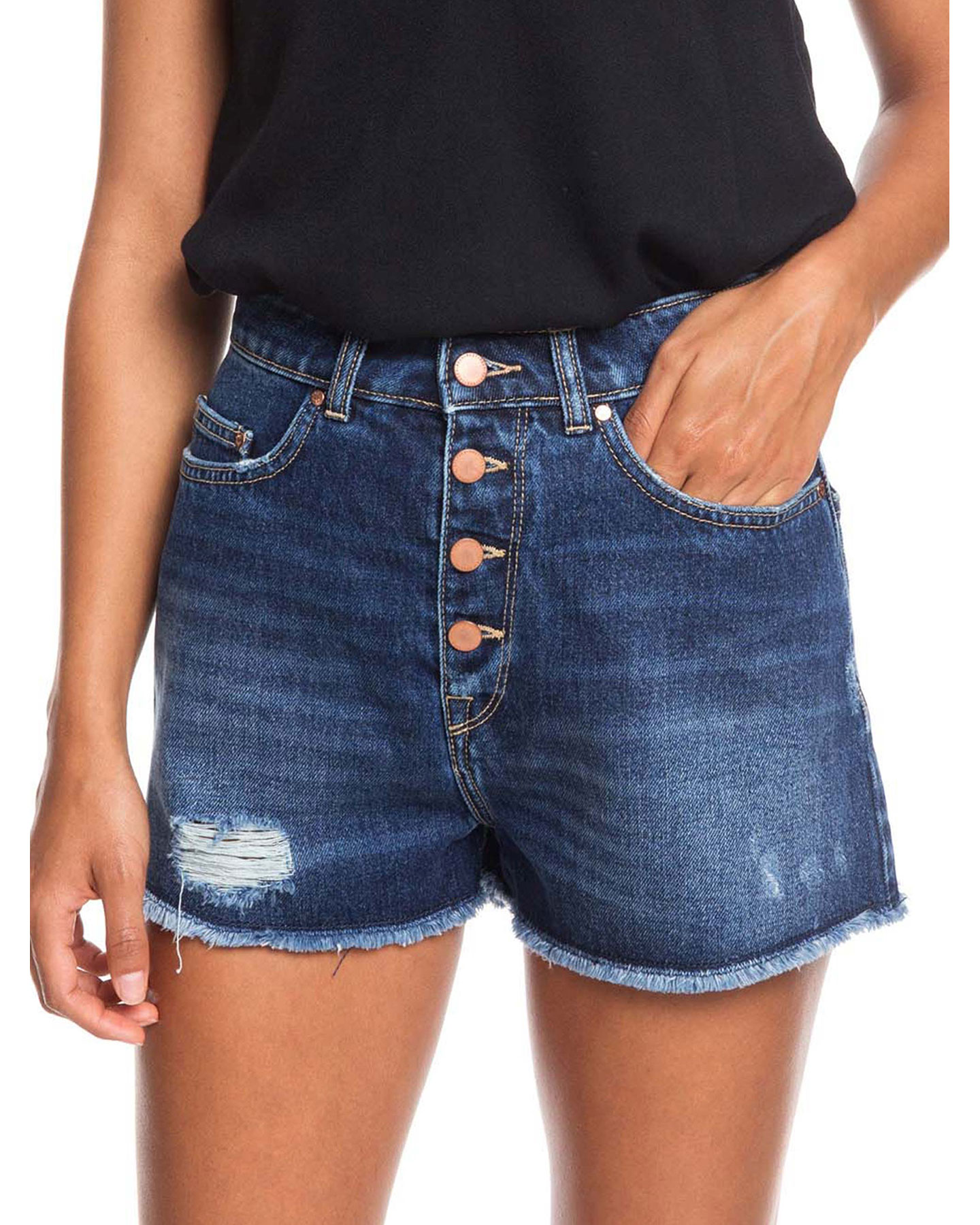 cheap high waisted denim shorts