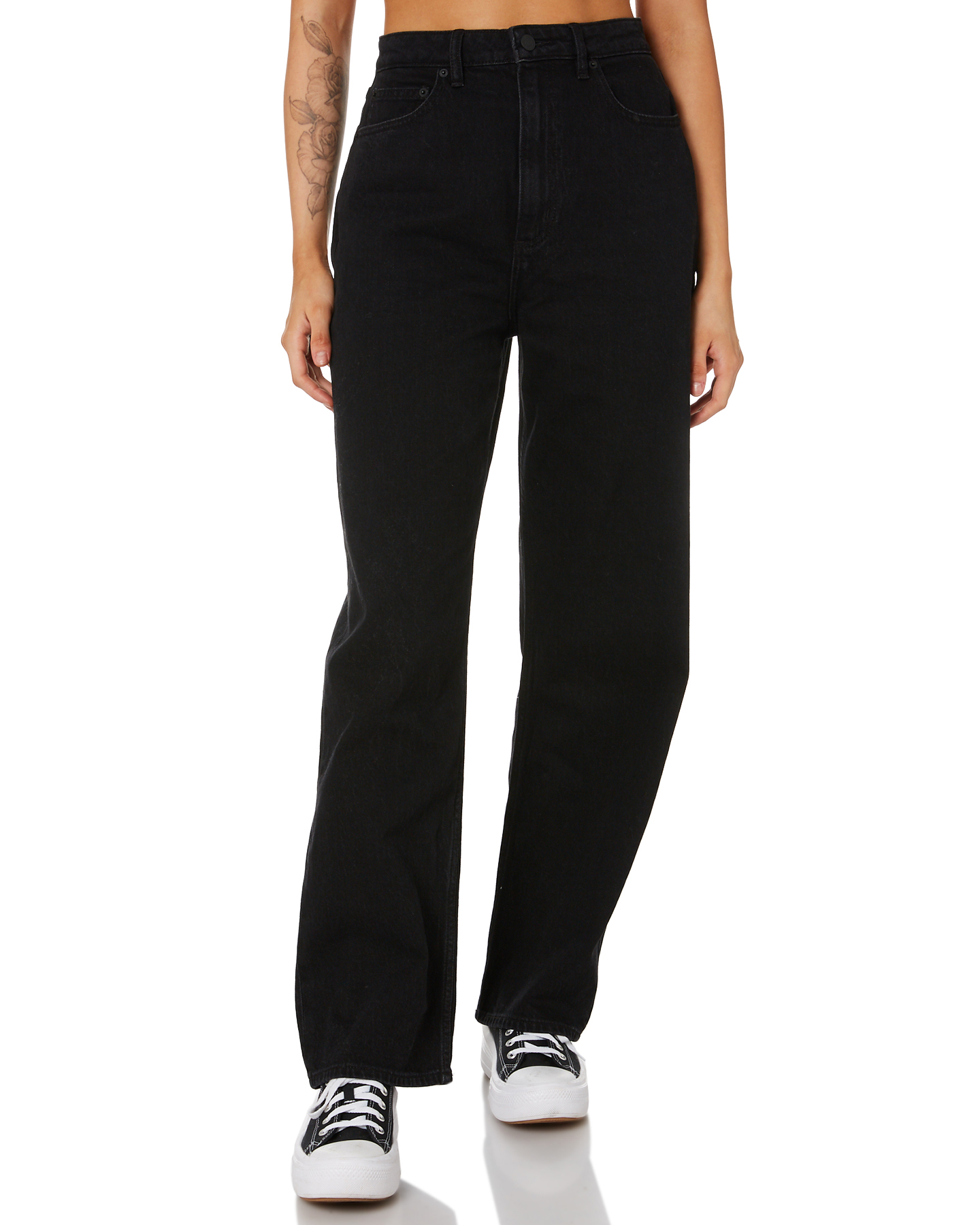 high baggy jeans