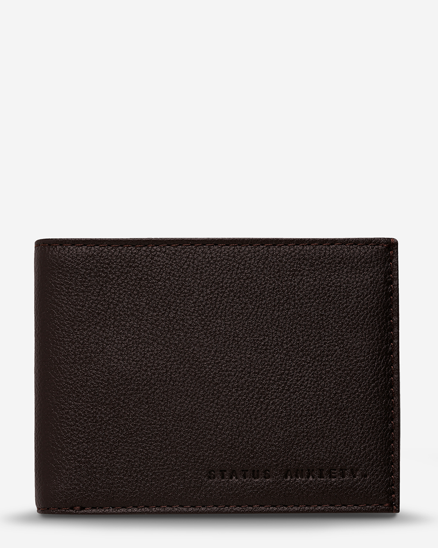 Status Anxiety Noah Leather Wallet - Chocolate | SurfStitch