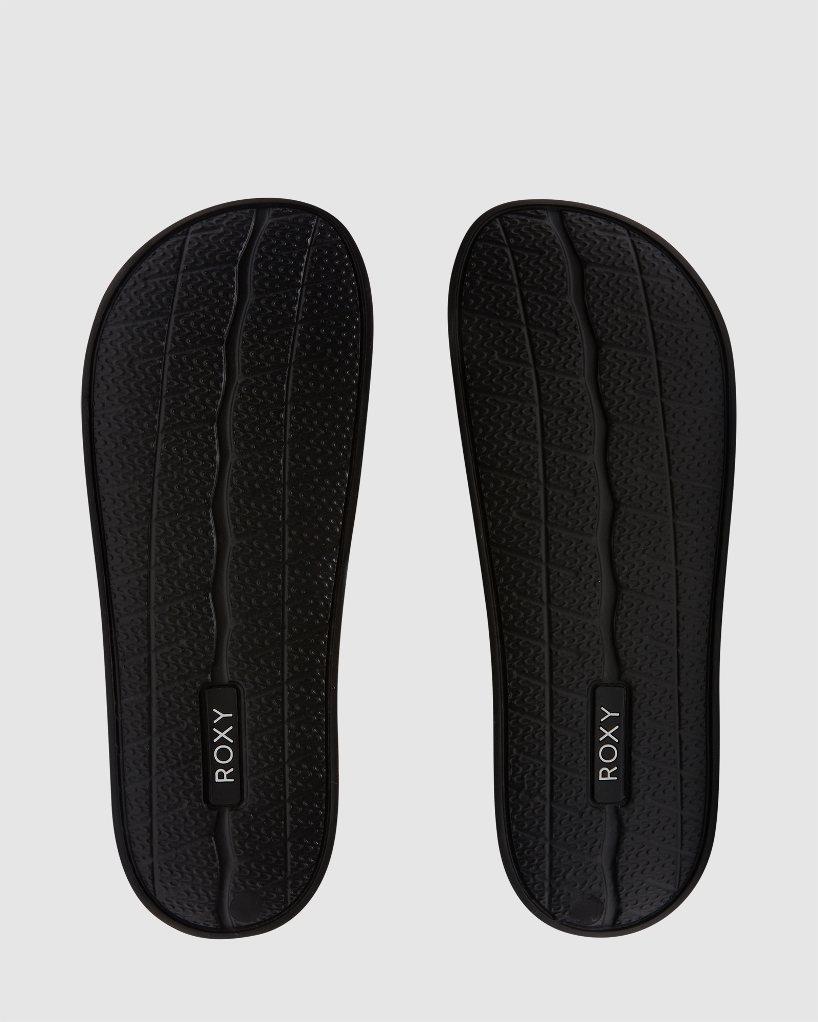Roxy Slippy Puff Slider Sandals - Black | SurfStitch