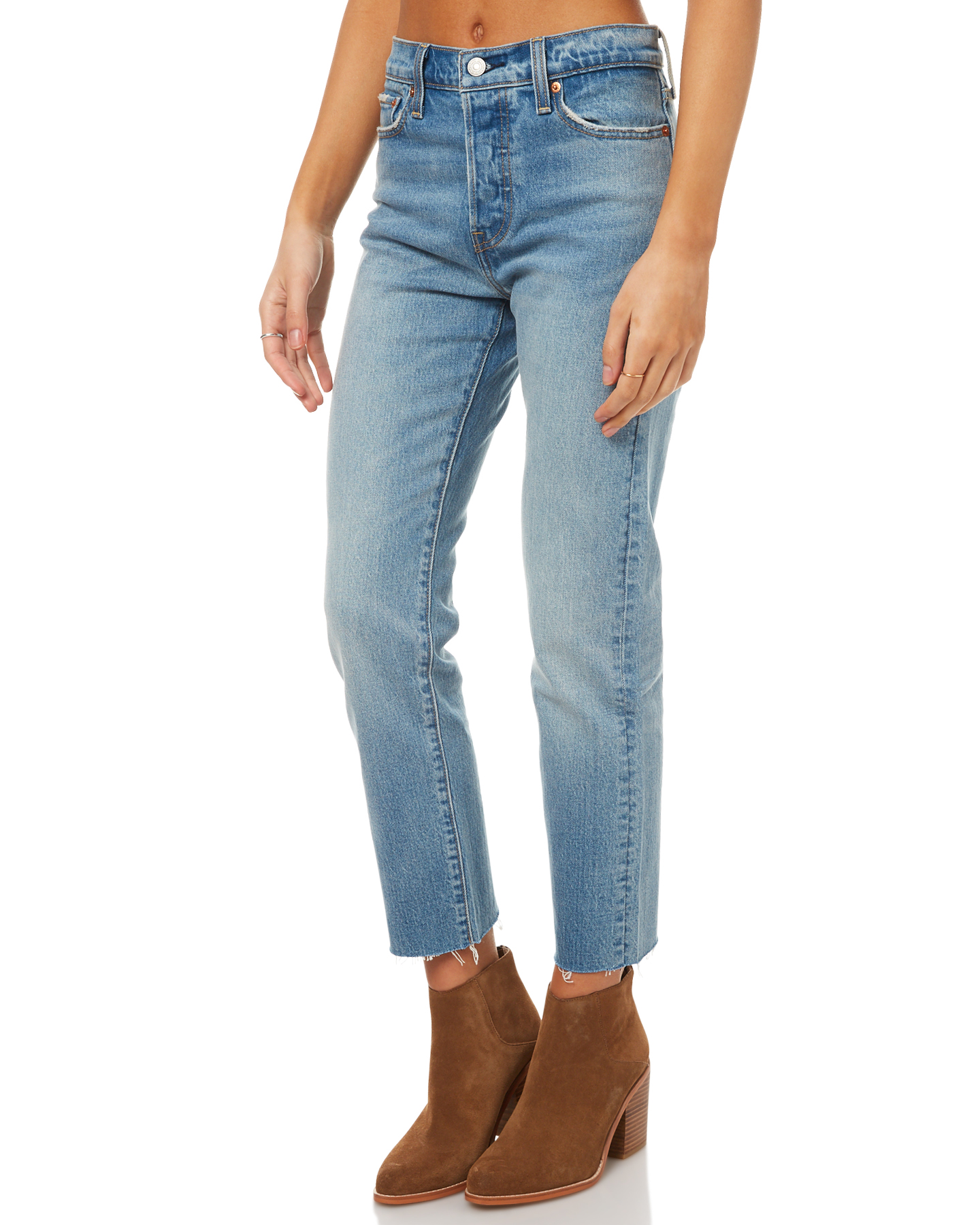 levis wedgie straight rough tide
