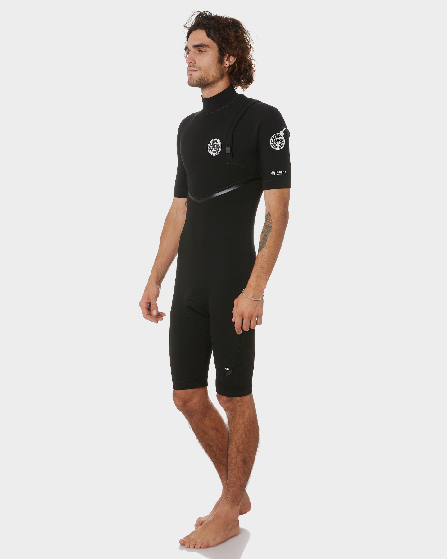 Rip Curl E Bomb Zip Free 2/2 Gb Ss Spring Wetsuit Black SurfStitch