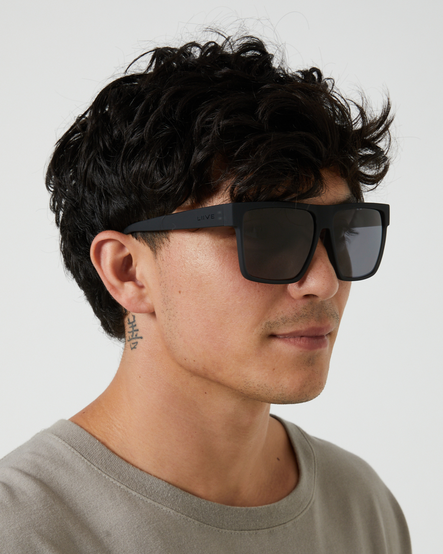 Liive Vision X Wrath Sunglasses Polar Matt Black SurfStitch