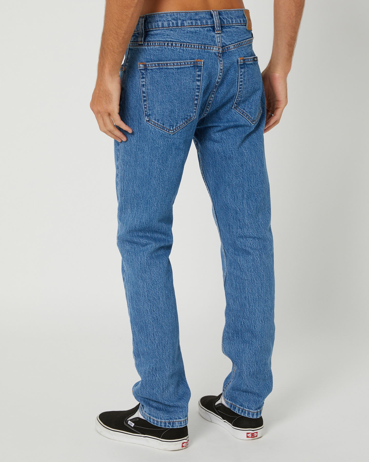 Rollas Relaxo Mens Jean - Mid Stone | SurfStitch
