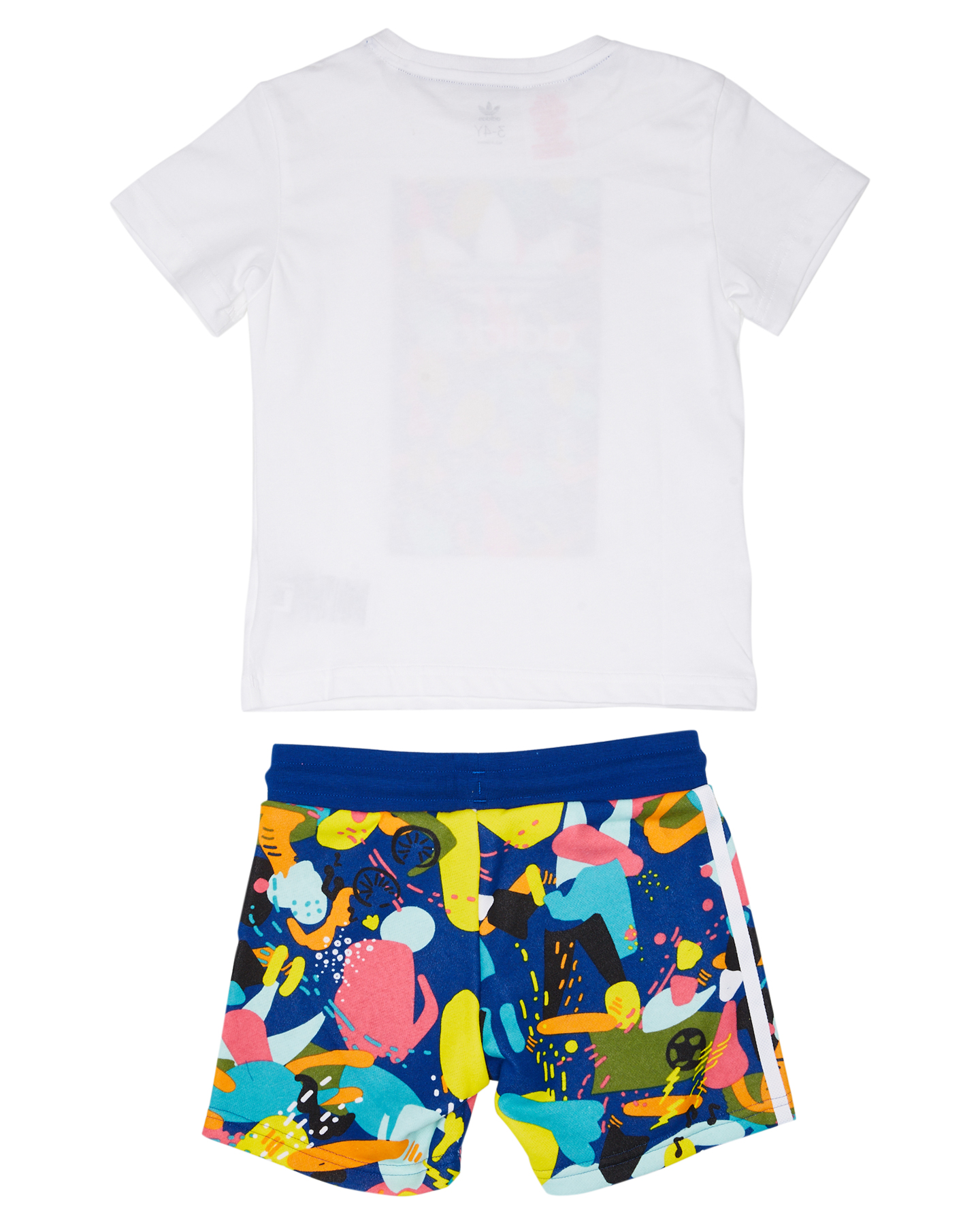 Adidas Boys Short Set - Kids - White Multicolor | SurfStitch